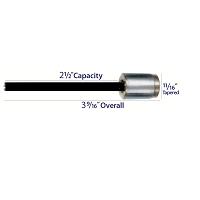 Challenge Long Teflon 3/8" Drill Bit 2.5" Drilling Capacity